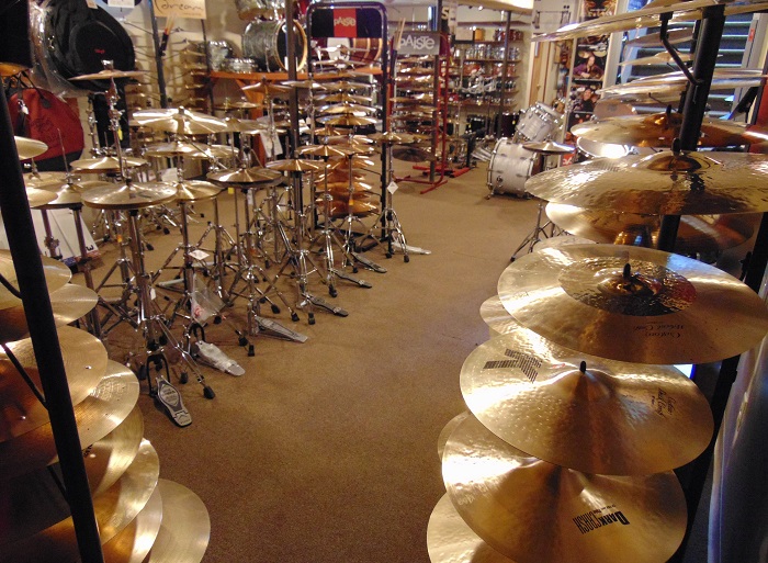 Cymbal shop store